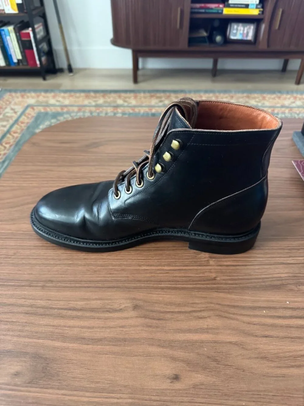 Grant Stone Diesel Boots, Black, Size 10E, Excellent Condition